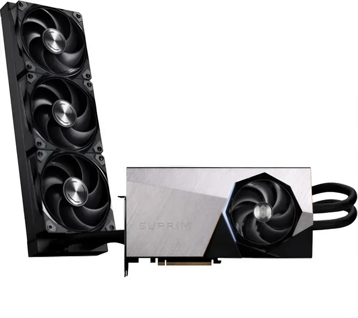 Видеокарта MSI GeForce RTX 5090 32G SUPRIM LIQUID SOC (G5090-32SLS, 912-V530-011) - изображение 3