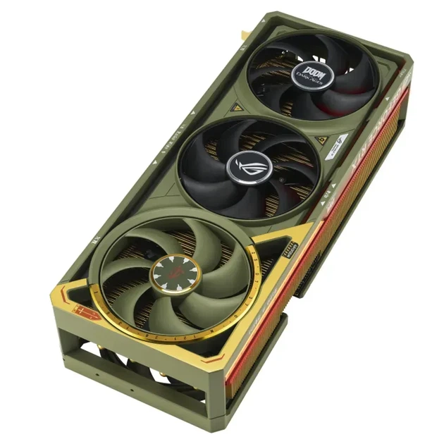 Видеокарта Asus ROG Astral GeForce RTX 5080 DOOM Edition OC (ROG-ASTRAL-RTX5080-O16G-DOOM-EDITION) - изображение 3
