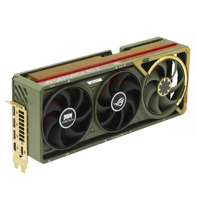 Видеокарта Asus ROG Astral GeForce RTX 5080 DOOM Edition OC (ROG-ASTRAL-RTX5080-O16G-DOOM-EDITION) - изображение 6
