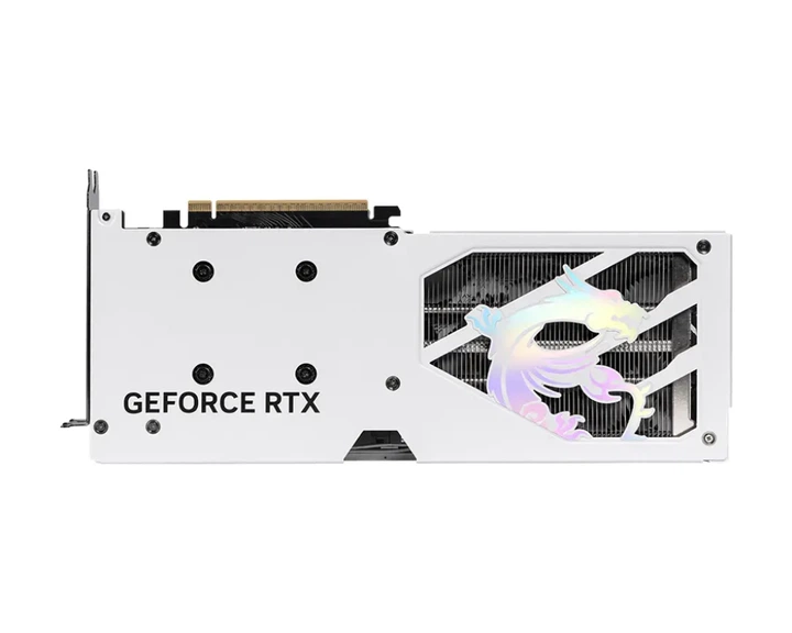 Видеокарта MSI GeForce RTX 5060 GAMING TRIO OC WHITE (RTX 5060 8G GAMING TRIO OC WHITE) - Фото 4 Видеокарта MSI GeForce RTX 5060 GAMING TRIO OC WHITE (RTX 5060 8G GAMING TRIO OC WHITE) - изображение 4
