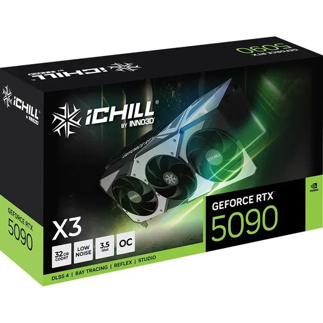 Видеокарта Inno3D GeForce RTX 5090 iCHILL X3 (C50903-32D7X-175967H) - изображение 5