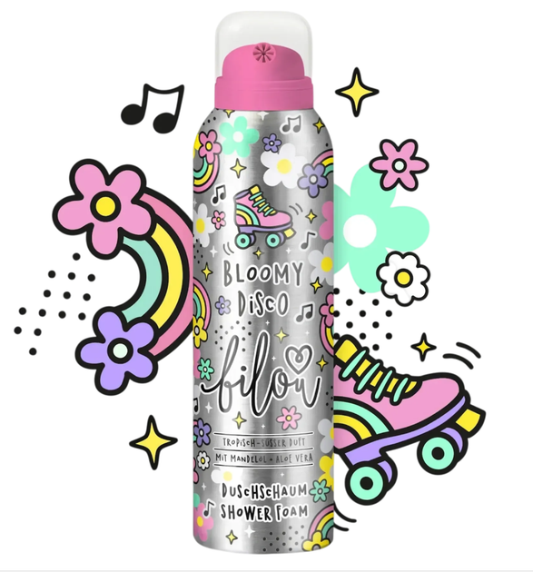 Пенка для душа Bilou Bloomy Disco, 200 мл - Фото 1 Пенка для душа Bilou Bloomy Disco, 200 мл - изображение 1