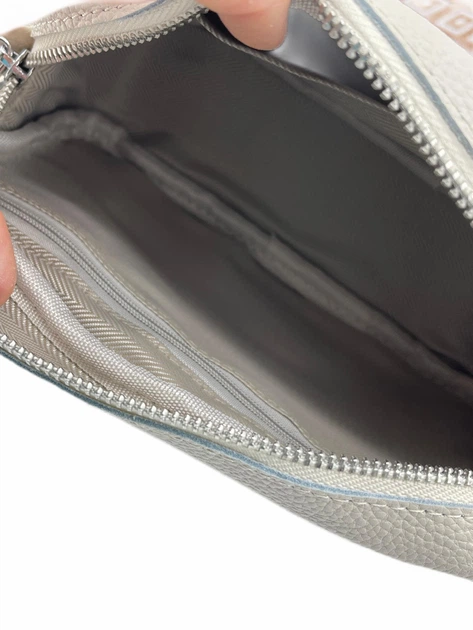 Стильна жіноча сумка cross-body з натуральної шкіри Gran-500 біла - Фото 12 Стильна жіноча сумка cross-body з натуральної шкіри Gran-500 біла - изображение 12