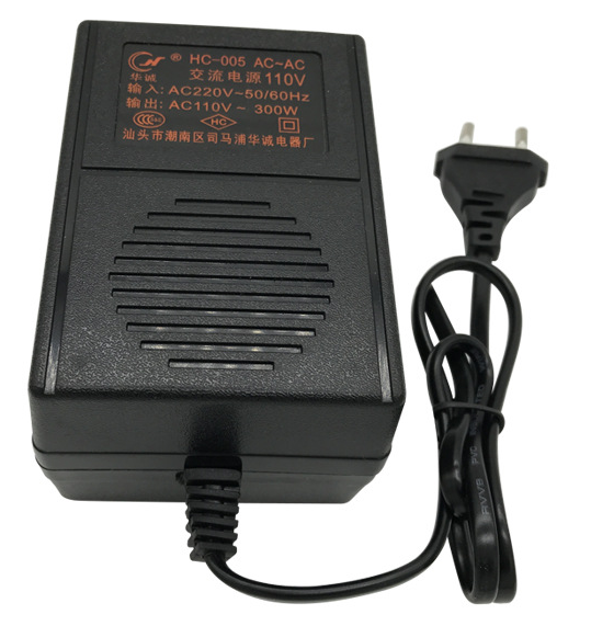 Перетворювач напруги трансформаторний 300W Input 220 V / Output 110V, + універсальна розетка - Фото 1 Перетворювач напруги трансформаторний 300W Input 220 V / Output 110V, + універсальна розетка - изображение 1