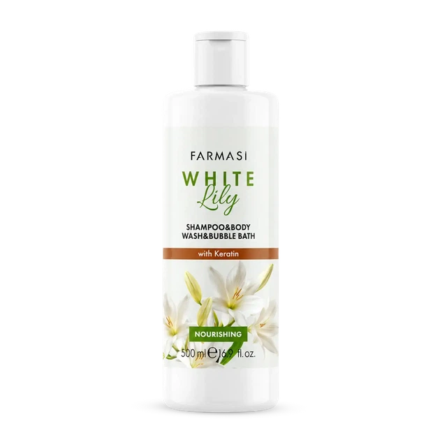 Шампунь, гель для душу та піна для ванни 3в1 White Lily, Farmasi 500 мл - Фото 1 Шампунь, гель для душу та піна для ванни 3в1 White Lily, Farmasi 500 мл - изображение 1