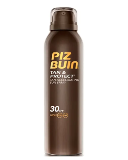 Сонцезахисний спрей для інтенсивної засмаги Piz BuinTan & Protect 30 SPF 150 мл - Фото 1 Сонцезахисний спрей для інтенсивної засмаги Piz BuinTan & Protect 30 SPF 150 мл - зображення 1