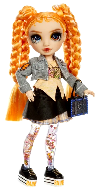 Кукла Rainbow High Sparkle & Shine с аксессуарами для творчества 28 см оранжевая LS-2257 - изображение 2