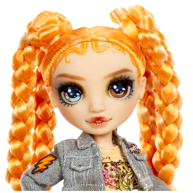 Кукла Rainbow High Sparkle & Shine с аксессуарами для творчества 28 см оранжевая LS-2257 - изображение 4