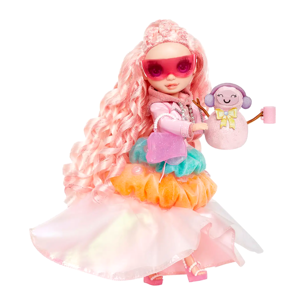Кукла Rainbow High Winter Wonderland с аксессуарами для игры 28 см розовая LS-2239 - изображение 4