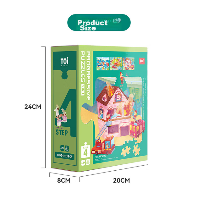 Пазл TOI Advanced для детей 3-6 лет, «пожарная служба», подарочный - изображение 12