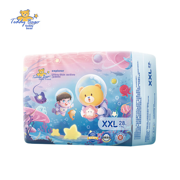 Подгузники-трусики Teddy Bear Explorer ультратонкие, размер XXL, 28 шт (от 15 кг) - изображение 4