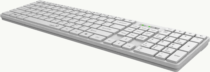 Klawiatura Genius SlimStar 126 Copilot White (31310017427) - obraz 2