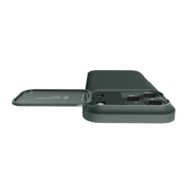 Чехол Spigen Optik Armor для iPhone 17 Pro Max Green with MagSafe (8800283310306) - изображение 11