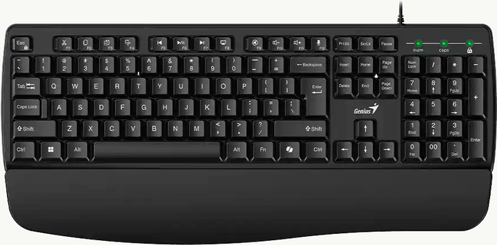 Klawiatura Genius KB-123 Copilot Black (31300021403) - Zdjęcie 1 Klawiatura Genius KB-123 Copilot Black (31300021403) - obraz 1