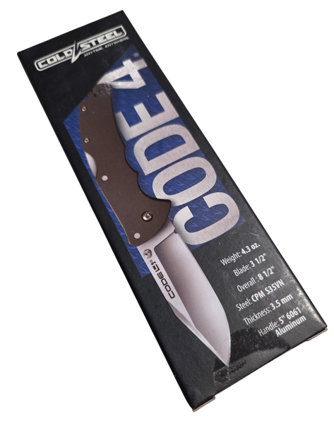 Кишеньковий ніж Cold Steel Code 4 CP S35VN - изображение 8