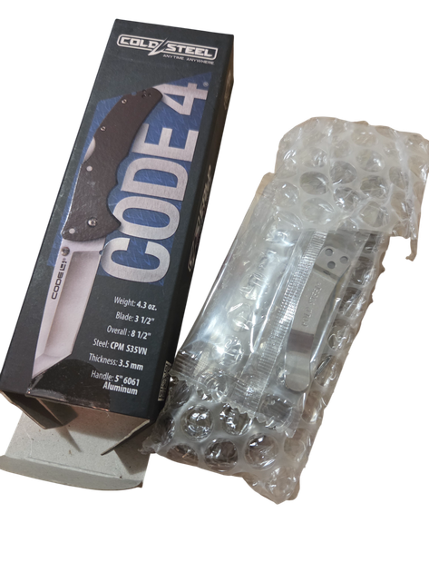 Кишеньковий ніж Cold Steel Code 4 TP S35VN - изображение 11
