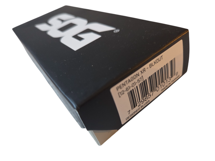 Ніж складаний SOG Pentagon XR MK3 BlackOut, замок XR Lock, лезо Plain Black TiNi CRYO CTS-XHP, руківя Black G10, Тайвань, 12-61-01-57 - изображение 13