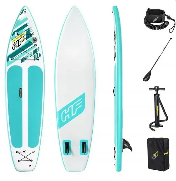 SUP-доска Bestway 65347 320×79×12 см, надувной сапборд с веслом и ручным насосом - изображение 9