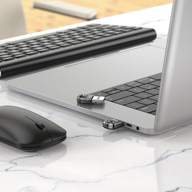 Bluetooth адаптер HOCO UA28 USB BT чорний - Фото 7 Bluetooth адаптер HOCO UA28 USB BT чорний - изображение 7