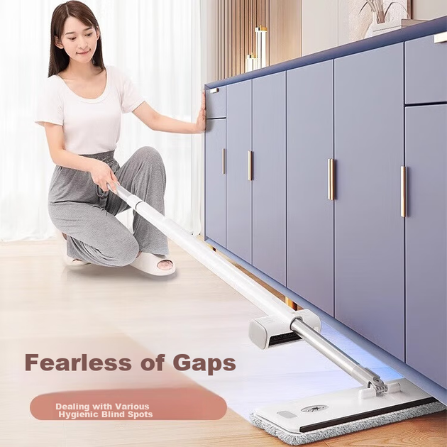Швабра Sobam Flat Mop, 42 см, 6 салфеток, с ведром - изображение 6