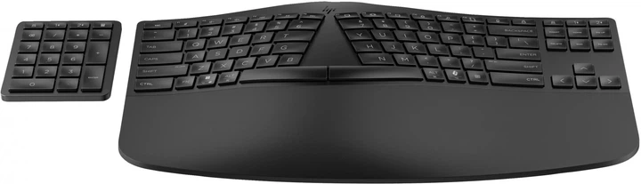 Bezprzewodowa klawiatura HP 965 Ergonomic Wireless Black (7E756AA#ABB) - obraz 2