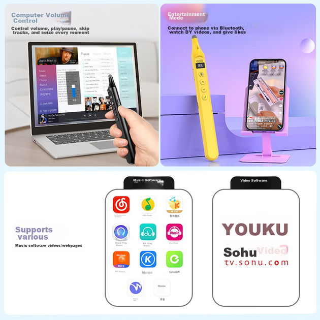 Презентер-указка Whist, бездротовий, Bluetooth, для конференцій - зображення 6