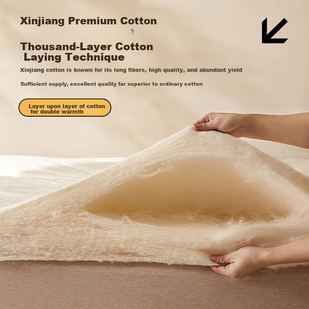 Ковдра MUJI 100% чиста бавовна Xinjiang, весняно-осіння, з кондиціонером, зимова бавовняна ковдра, товста, 6 шт., 200*230 см - Фото 5 Ковдра MUJI 100% чиста бавовна Xinjiang, весняно-осіння, з кондиціонером, зимова бавовняна ковдра, товста, 6 шт., 200*230 см - зображення 5