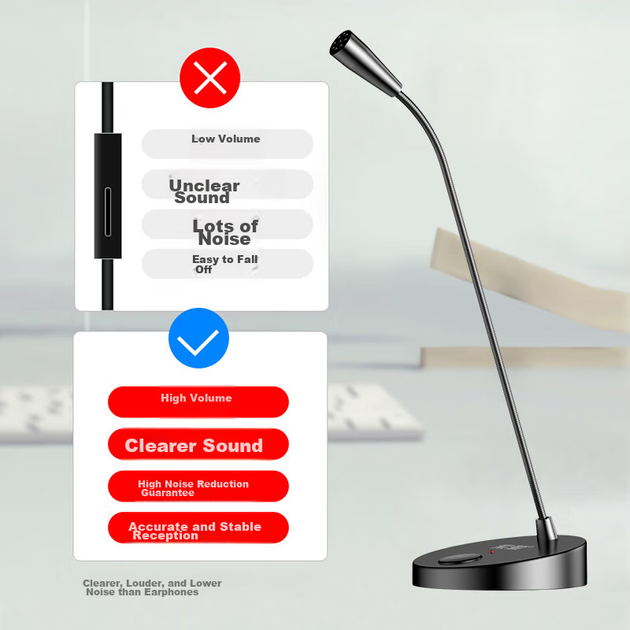 Микрофон Soaiy L28 USB проводной конденсаторный для записи/игр, с шумоподавлением - Фото 10 Микрофон Soaiy L28 USB проводной конденсаторный для записи/игр, с шумоподавлением - изображение 10