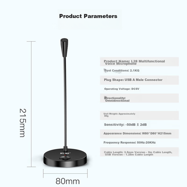 Микрофон Soaiy L28 USB проводной конденсаторный для записи/игр, с шумоподавлением - Фото 11 Микрофон Soaiy L28 USB проводной конденсаторный для записи/игр, с шумоподавлением - изображение 11