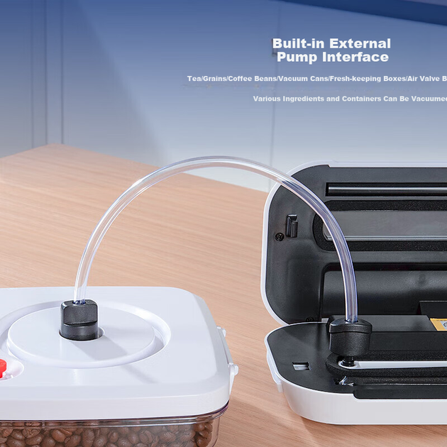 Вакуумный упаковщик Temeiju, высокопроизводительный, полностью автоматический, подходит для всех типов пищевых пакетов, машина для запайки пластиковых пакетов (влажная и сухая), упаковочная машина с внешним лезвием. - изображение 6