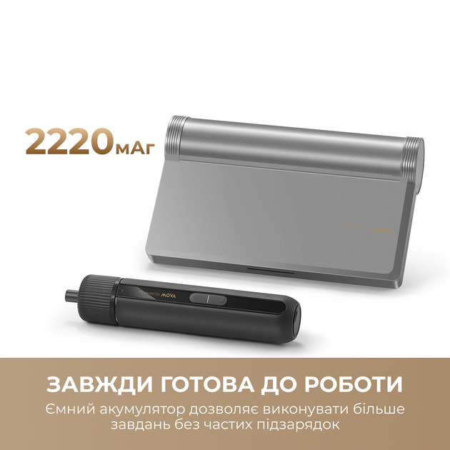 Электроотвертка MOVA MSD008 (8Nm, 24 биты в кейсе) - изображение 6