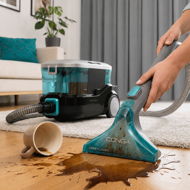 Миючий пилосос для килимів та тканин Cecotec Conga CarpetClean 10000 EasyHome - зображення 6
