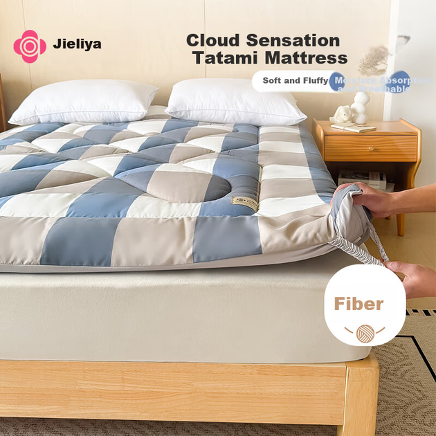 Наматрацник Grace Single Student Mattress Pad, складна студентська постільна білизна для двоярусних ліжок, 1,5-метрове ліжко, 150*200 см - Фото 2 Наматрацник Grace Single Student Mattress Pad, складна студентська постільна білизна для двоярусних ліжок, 1,5-метрове ліжко, 150*200 см - изображение 2