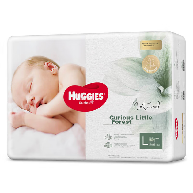Подгузники Huggies Premium Forest, размер L, 40 шт - изображение 5