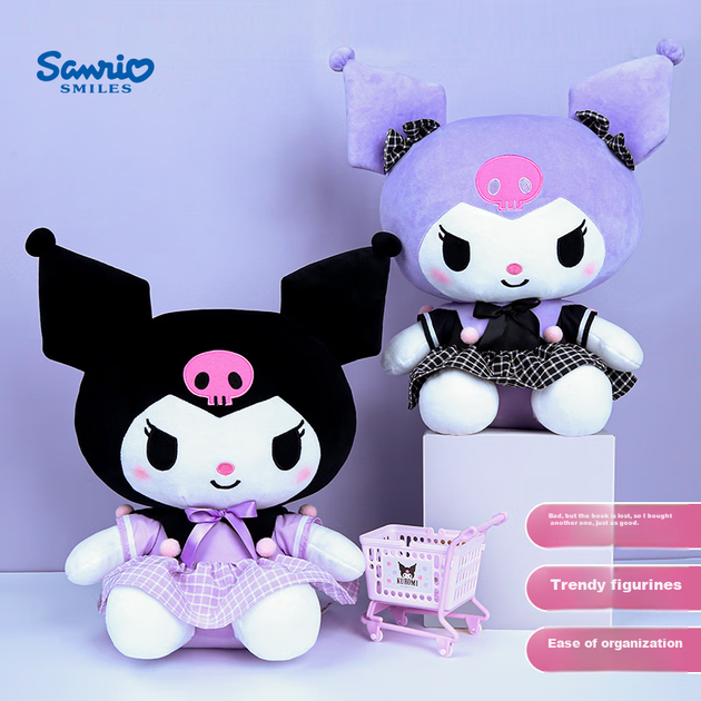 Плюшева лялька KUROMI Sanrio Kuromi, подарунок на День святого Валентина, новорічний подарунок для дівчини, високоякісний подарунок на день народження - изображение 5