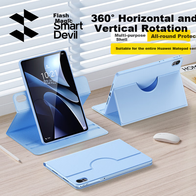 Чохол для планшета Huawei MatePad Pro 12.2 SmartDevil Blue - Фото 4 Чохол для планшета Huawei MatePad Pro 12.2 SmartDevil Blue - зображення 4