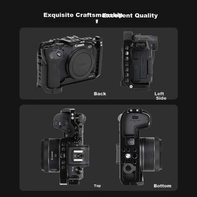 Клетка Yingshijiang для Canon EOS R5C/R6/R50/R100 алюминиевая - изображение 6