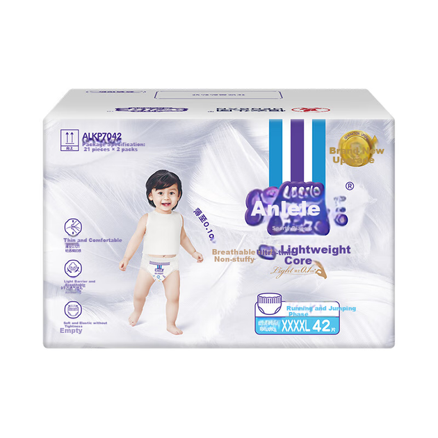 Подгузники-трусики Anerle Light Core XXXXL, 42 шт (20 кг+) - изображение 4
