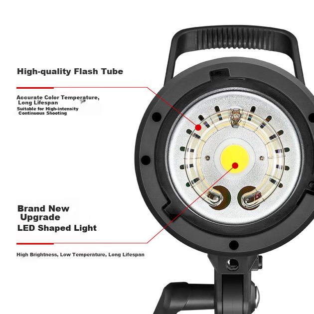 Вспышка JINBEI SPARK-400D студийная 400Вт для портретов - Фото 5 Вспышка JINBEI SPARK-400D студийная 400Вт для портретов - изображение 5