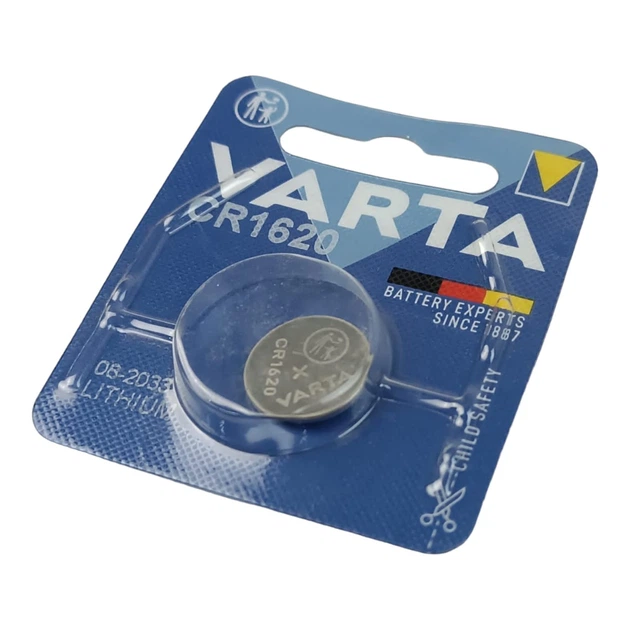 Батарейка таблетка литиевая 3.0V CR1620 блистер Varta - Фото 2 Батарейка таблетка литиевая 3.0V CR1620 блистер Varta - изображение 2