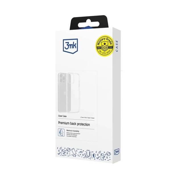 Чехол 3mk Clear Case для Xiaomi Poco F8 Ultra прозрачный (5903108743433) - изображение 6