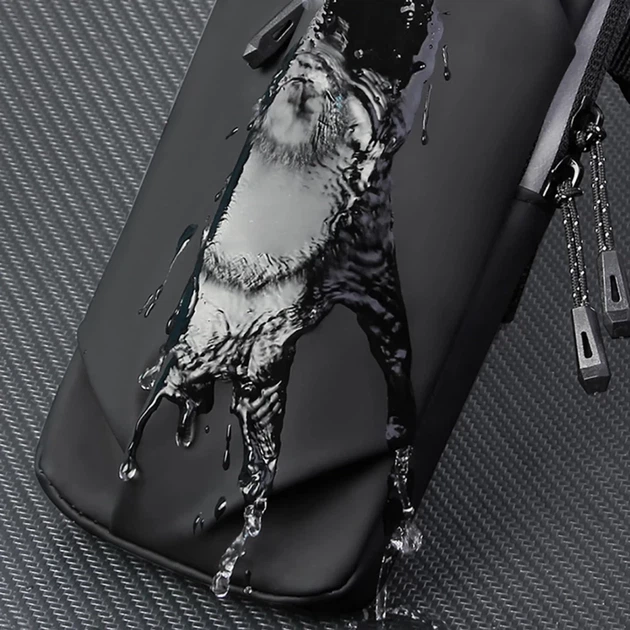 Спортивна пов'язка Wozinsky WSDB-B armband на руку для телефону для бігу Black (5907769384615) - зображення 10