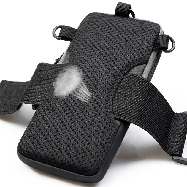 Спортивна пов'язка Wozinsky WSDB-B armband на руку для телефону для бігу Black (5907769384615) - зображення 11