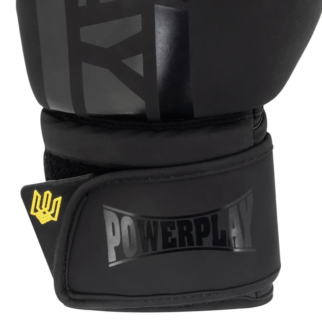 Боксёрские перчатки PowerPlay 3021 Ukraine чёрные 8 унций - изображение 7