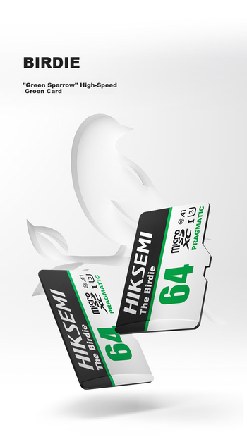 Карта памяти Hikvision BIRDIE PRA microSDXC 64GB UHS-I U3 (HS-TF-C2) - Фото 3 Карта памяти Hikvision BIRDIE PRA microSDXC 64GB UHS-I U3 (HS-TF-C2) - изображение 3