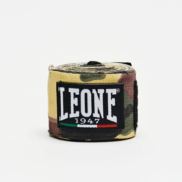 Боксерские бинты Leone Хлопок Нейлон 3,5 м Зеленый - изображение 2