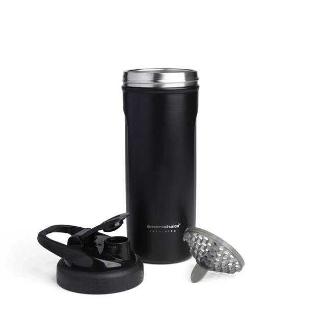 Спортивный шейкер SmartShake из нержавеющей стали 750 мл черный - изображение 3