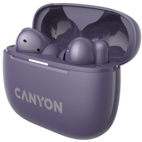 Наушники Canyon OnGo TWS-10 ANC ENC Purple (CNS-TWS10PL) - Фото 5 Наушники Canyon OnGo TWS-10 ANC ENC Purple (CNS-TWS10PL) - изображение 5