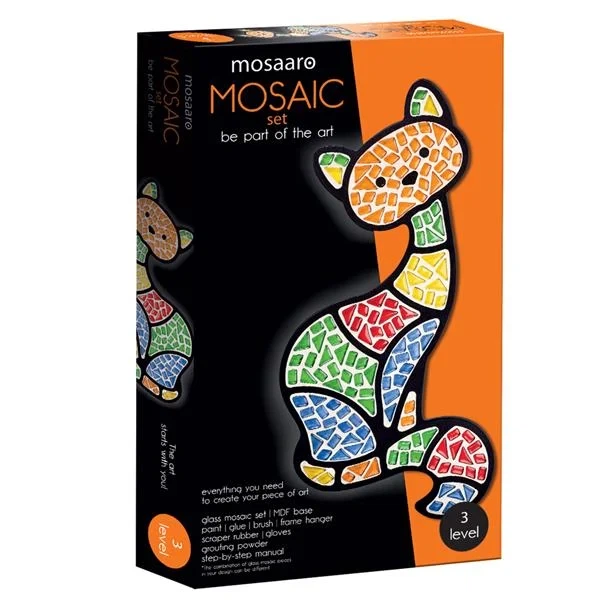Набор для стеклянной мозаики Mosaaro MA3002 разноцветное переработанное стекло МДФ - изображение 3