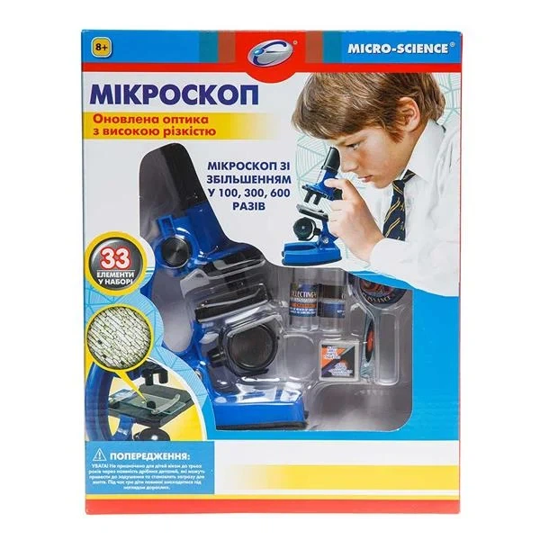 Микроскоп Eastcolight ES21331 600x оптический с линзами для детей от 8 лет - изображение 2